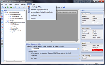 Sothink Flash Menu screenshot 5