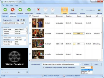 Sothink HD Video Converter screenshot