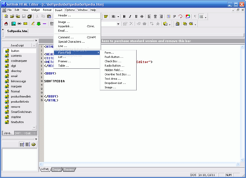 Sothink HTML Editor Free Version screenshot 2