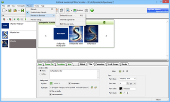Sothink JavaScript Web Scroller screenshot 5