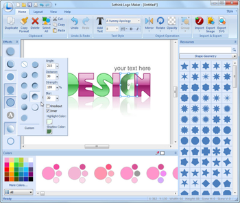 Sothink Logo Maker screenshot