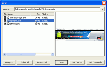 Sothink SWF Catcher for IE - Free screenshot