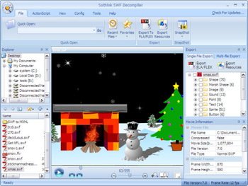 Sothink SWF to FLA Converter screenshot