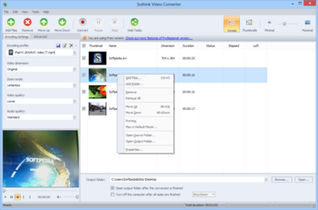 Sothink Video Converter screenshot