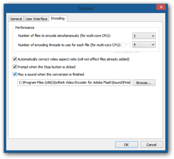 Sothink Video Encoder for Adobe Flash screenshot 10