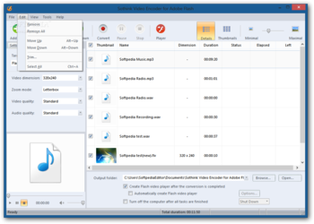 Sothink Video Encoder for Adobe Flash screenshot 3