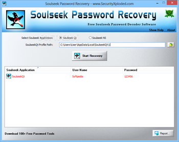 Soulseek Password Recovery screenshot