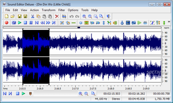 Sound Editor Deluxe 2009 screenshot 2