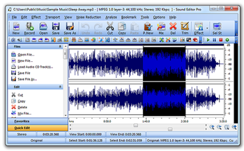 Sound Editor Pro screenshot