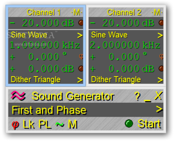 Sound Frequency Generator (formerly Multi-Tone Sound Generator) screenshot