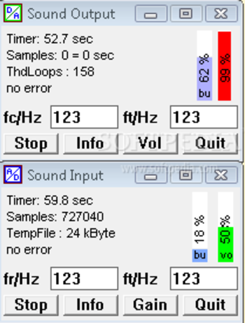 Sound Input Utility screenshot