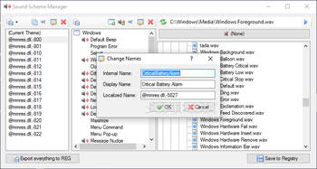 Sound Scheme Manager screenshot 2