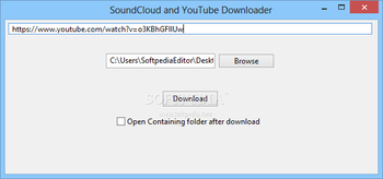 SoundCloud and Youtube Downloader screenshot