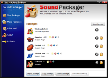 SoundPackager screenshot