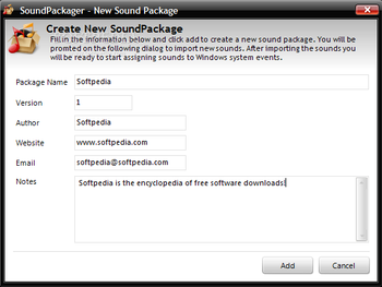 SoundPackager screenshot 2