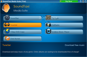 SoundTaxi Media Suite screenshot
