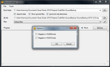 Source Backup screenshot