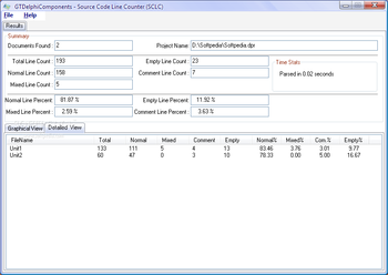 Source Code Line Counter screenshot 2