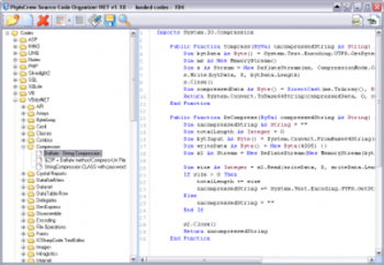 SourceCode Organizer .NET screenshot