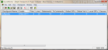 SourceMonitor screenshot