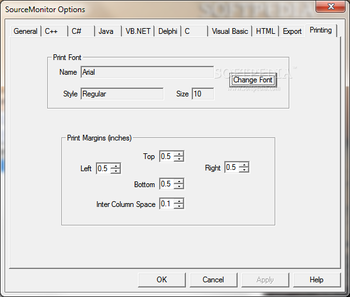 SourceMonitor screenshot 13