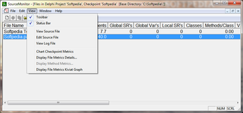 SourceMonitor screenshot 4