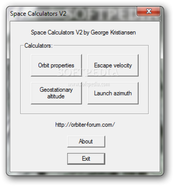 Space Calculators screenshot
