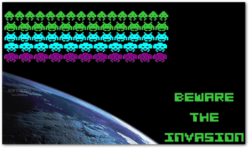 Space Invaders Screensaver screenshot