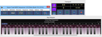 Space Toad MIDI Sequencer screenshot