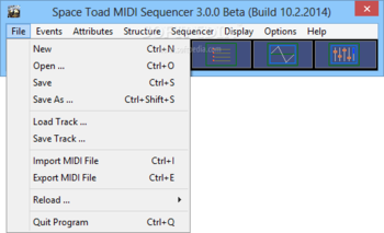 Space Toad MIDI Sequencer screenshot 4