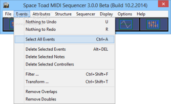 Space Toad MIDI Sequencer screenshot 5