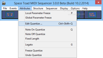 Space Toad MIDI Sequencer screenshot 6