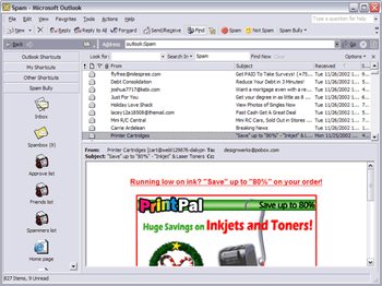 Spam Bully for Outlook 2000/2002/2003 screenshot 2
