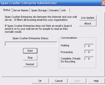 Spam Crusher Enterprise screenshot