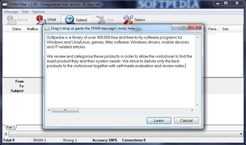 SPAM Filter screenshot 3