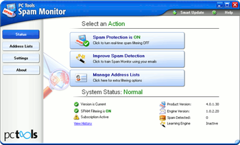 Spam Monitor screenshot