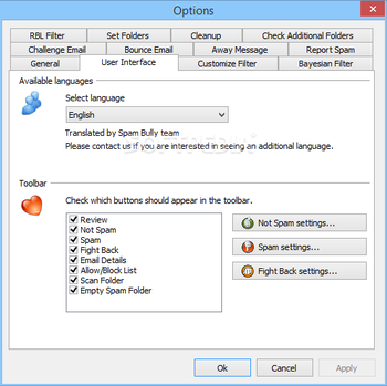 SpamBully 4 for Outlook screenshot 12