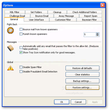 SpamBully for Outlook Express / Windows Mail screenshot 3