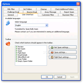SpamBully for Outlook Express / Windows Mail screenshot 4