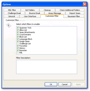 SpamBully for Outlook Express / Windows Mail screenshot 5