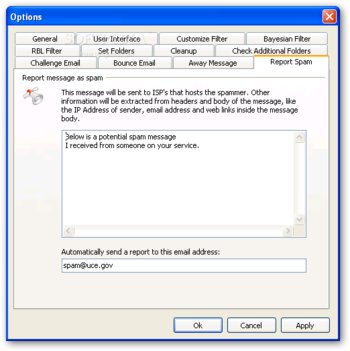 SpamBully for Outlook Express / Windows Mail screenshot 9