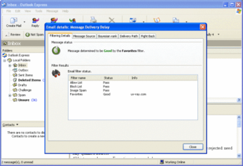SpamBully for Windows Live Mail screenshot 2