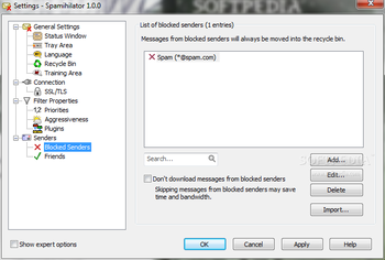 Spamihilator screenshot 11