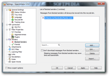 Spamihilator Portable screenshot 12