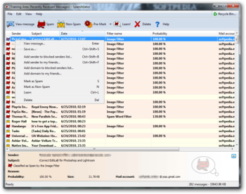 Spamihilator Portable screenshot 2