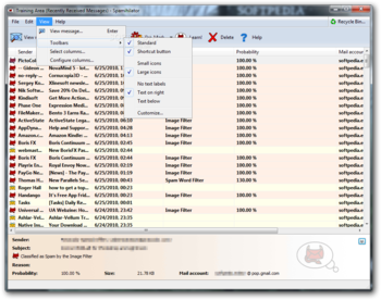 Spamihilator Portable screenshot 3