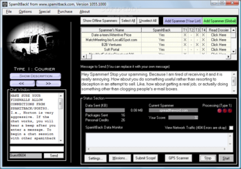 SpamItBack! screenshot