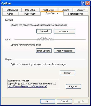 SpamSource screenshot 3