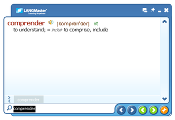 Spanish-English Collins Dictionary screenshot