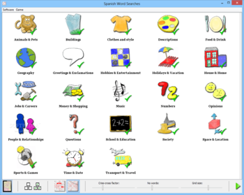 Spanish Word Searches screenshot